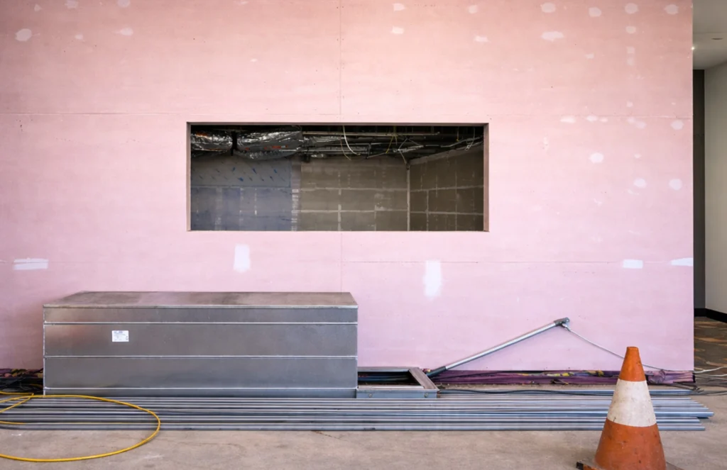 Dordaak Kepap Library - Commercial Servery Before Photo